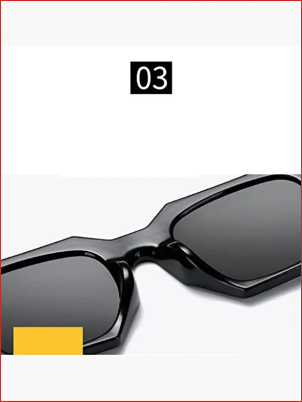 Retro Square Unisex Sunglasses UV400 Protected Medium